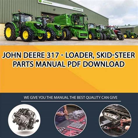 john deere 317 skid steer service manual|john deere 317 repair manual.